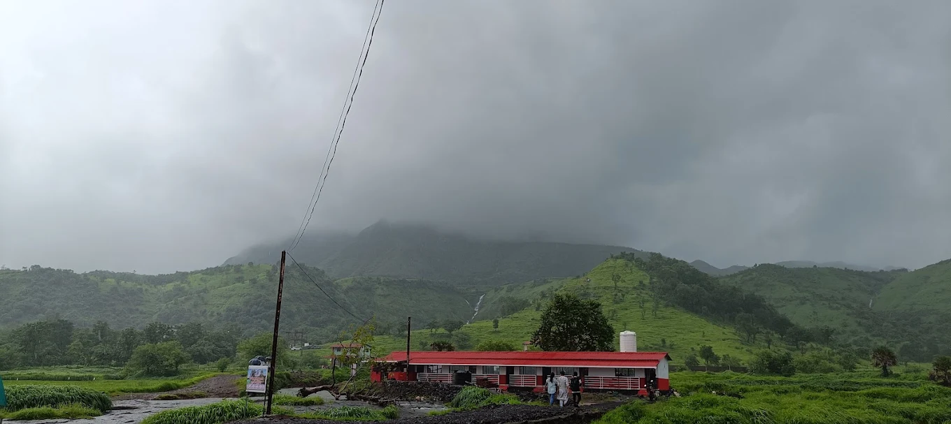 Bhivpuri Waterfall in Peak Monsoon