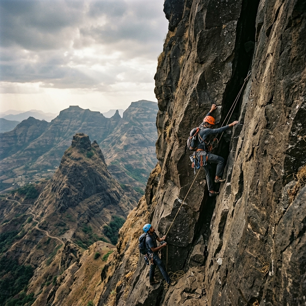 Padargad Fort rock climbing