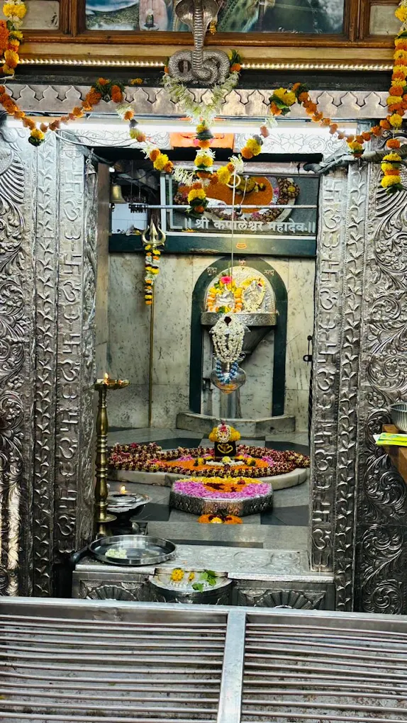 Sanctum and Interior of Kapaleshwar Temple