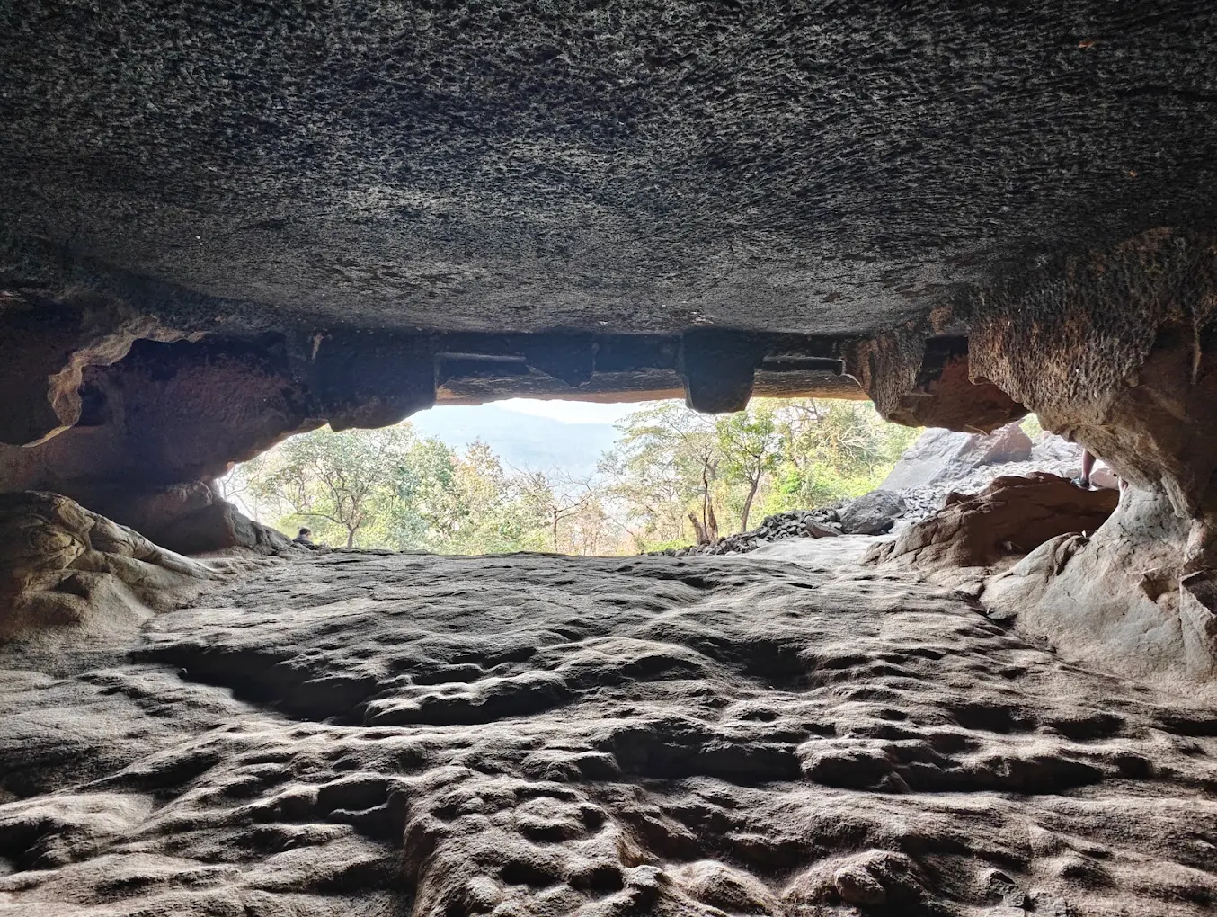 Narrow Cave Passageway