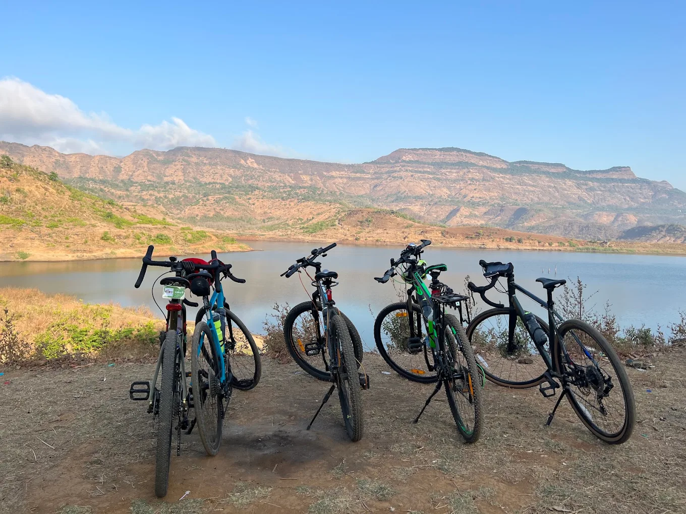 Cycling in Karjat near Mumbai