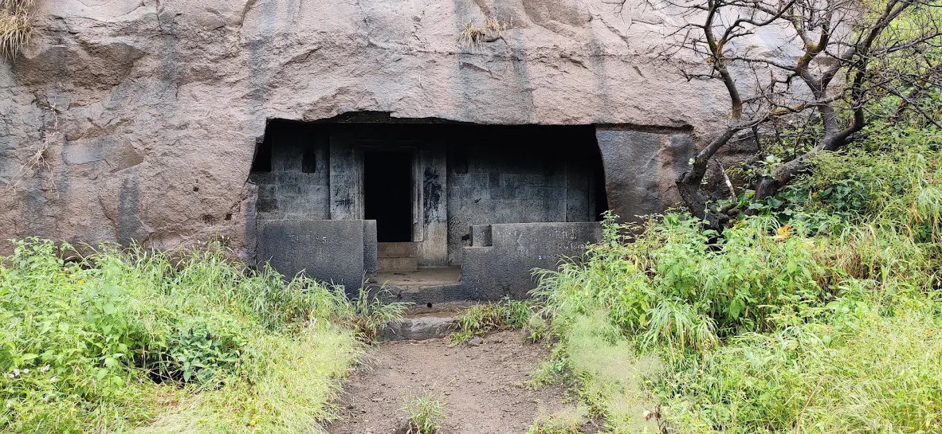 Ancient Rock-Cut Caves on Rajmachi Trail