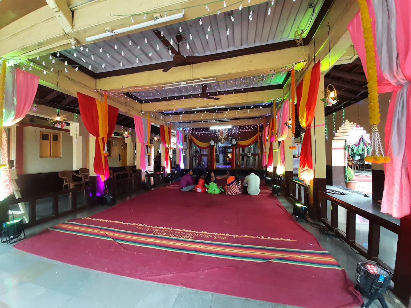 Spacious Prayer Hall Sabhamandap